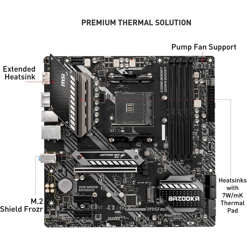 MSI MAG B550M BAZOOKA MSI MAG B550M BAZOOKA
