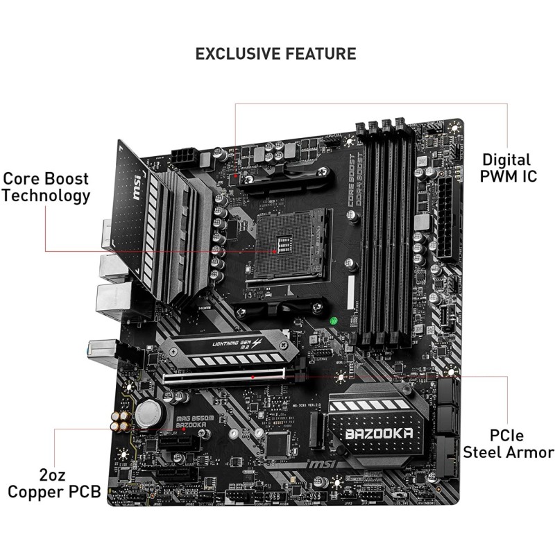 MSI MAG B550M BAZOOKA MSI MAG B550M BAZOOKA