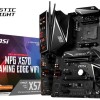 MSI MPG X570 GAMING EDGE WIFI Motherboard (AMD AM4, DDR4, PCIe 4.0, SATA 6Gb/s, M.2, USB 3.2 Gen 2, AC Wi-Fi 5, HDMI, ATX)