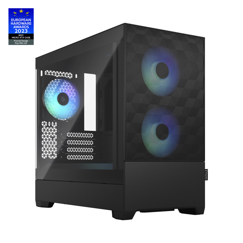 Fractal Pop Mini Air RGB Black TG Tint Fractal Pop Mini Air RGB Black TG Tint