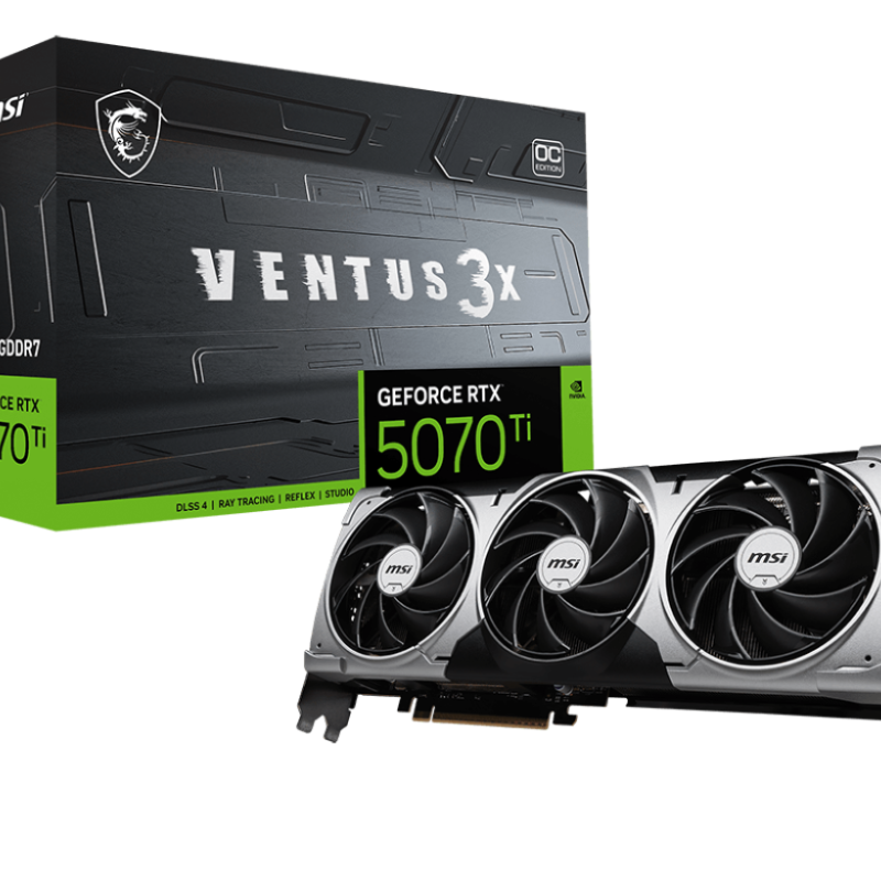 MSI RTX 5070 Ti 16G VENTUS 3X OC MSI RTX 5070 Ti 16G VENTUS 3X OC