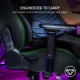 Razer Iskur Gaming-Chair: Ergonomic Lumbar Support System - Multi-Layered Synthetic Leather Foam Cushions - Engineered to Carry - Memory Foam Head Cushion