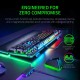 Razer Huntsman Elite Gaming Keyboard: Fastest Keyboard Switches Ever - Linear Optical Switches - Chroma RGB Lighting - Magnetic Plush Wrist Rest - Dedicated Media Keys & Dial - Classic Black