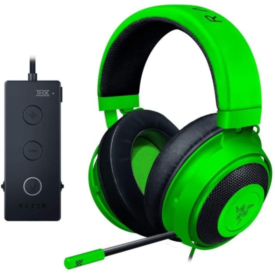 Razer Kraken Tournament Edition THX 7.1 Surround Sound Gaming Headset: Retractable Noise Cancelling Mic - USB DAC - for PC