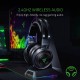 Razer Nari Ultimate Wireless 7.1 Surround Sound Gaming Headset: THX Audio & Haptic Feedback - Auto-Adjust Headband - Chroma RGB - Retractable Mic - for PC, PS4, PS5 - Black