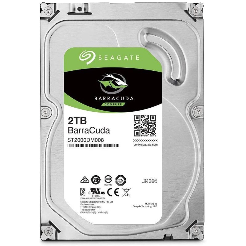 Seagate BarraCuda 2 TB Internal HDD – 3.5 Inch 7200 RPM Seagate BarraCuda 2 TB Internal HDD – 3.5 Inch 7200 RPM