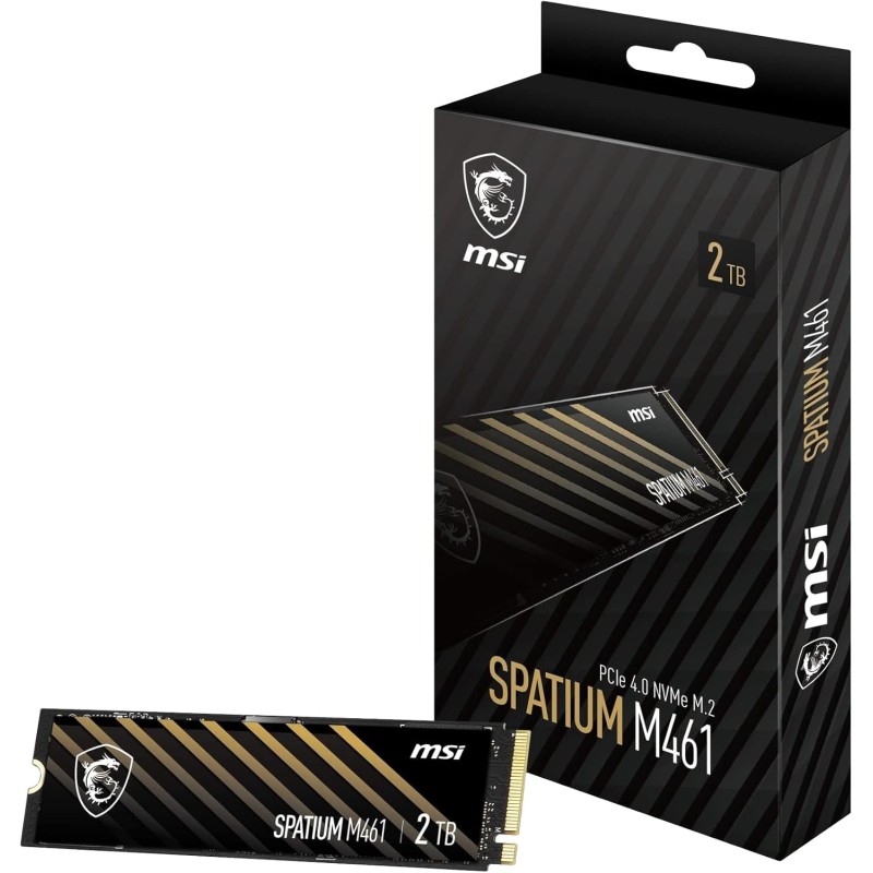 MSI SPATIUM M461 PCIe 4.0 NVMe M.2 2TB MSI SPATIUM M461 PCIe 4.0 NVMe M.2 2TB