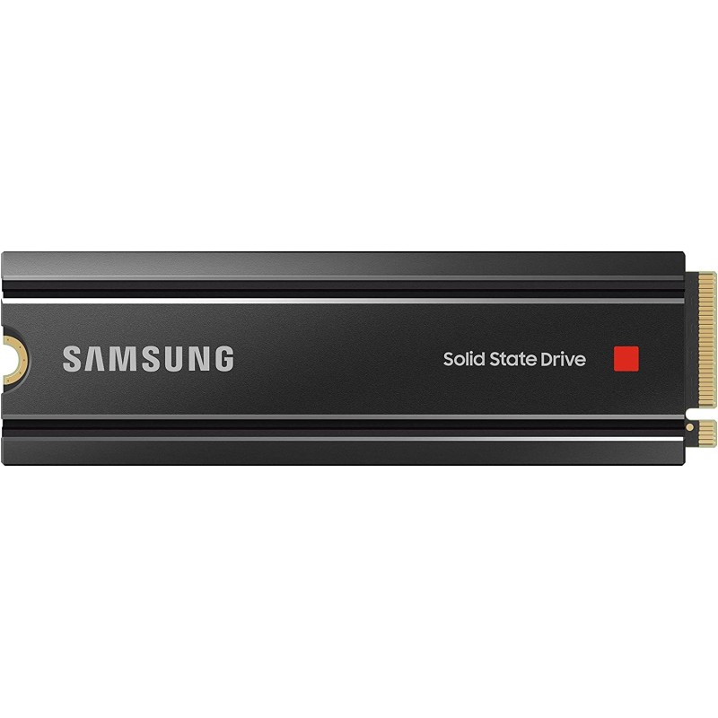 SAMSUNG 980 PRO SSD with Heatsink 2TB PCIe Gen 4 NVMe M.2 Internal Solid State Drive, Heat Control, Max Speed, PS5 Compatible SAMSUNG 980 PRO SSD with Heatsink 2TB PCIe Gen 4 NVMe M.2 Internal Solid State Drive, Heat Control, Max Speed, PS5 Compatible