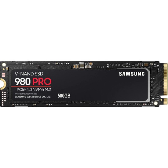 SAMSUNG 980 PRO 500GB PCIe NVMe Gen4 Internal Gaming SSD M.2