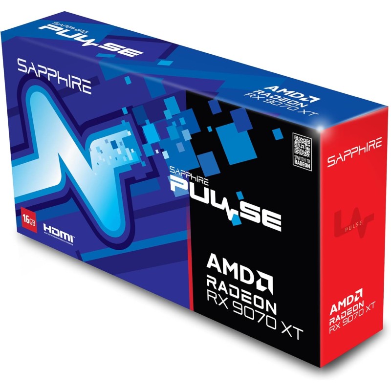SAPPHIRE PLUSE AMD RADEON™ RX 9070 XT 16GB DDR6