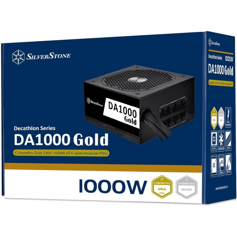 SilverStone DA1000 Gold 1000W Semi-Modular SilverStone DA1000 Gold 1000W Semi-Modular