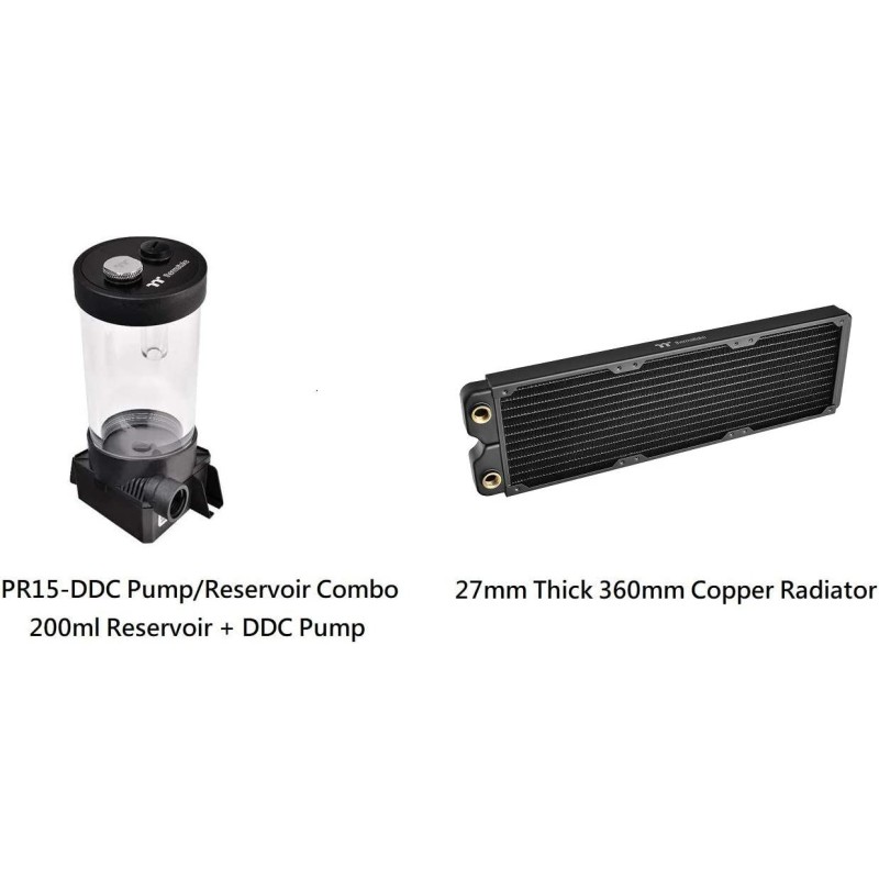 Thermaltake Pacific C360 Copper Radiator PETG Hard Tube Water Cooling Kit Thermaltake Pacific C360 Copper Radiator PETG Hard Tube Water Cooling Kit