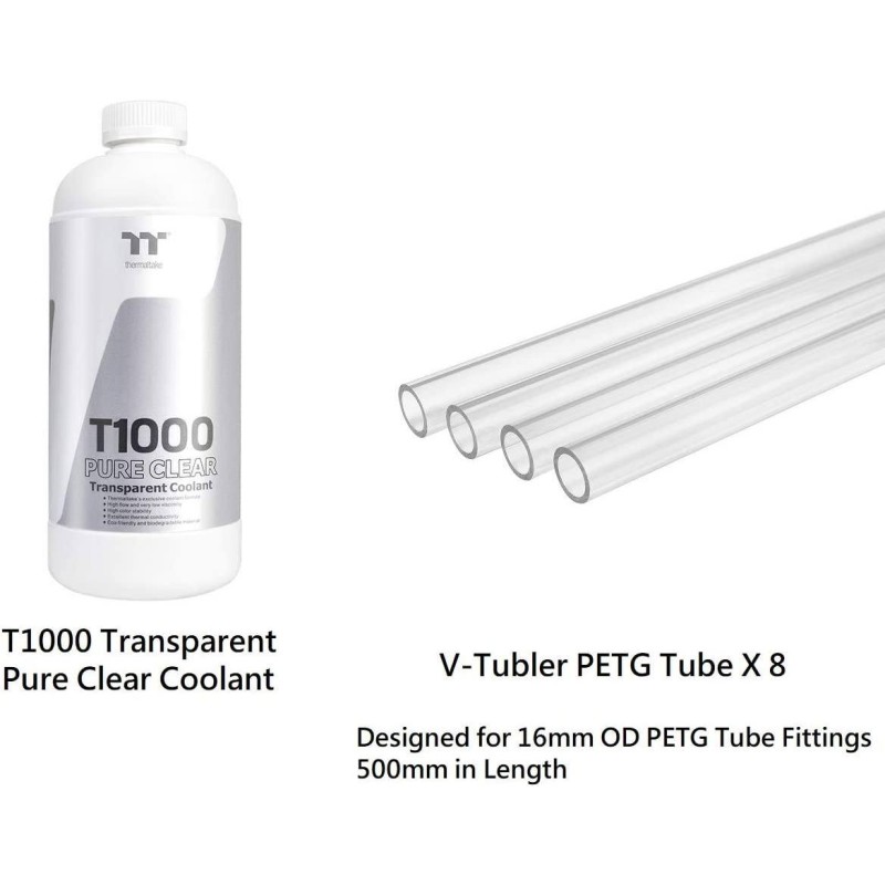 Thermaltake Pacific C360 Copper Radiator PETG Hard Tube Water Cooling Kit Thermaltake Pacific C360 Copper Radiator PETG Hard Tube Water Cooling Kit