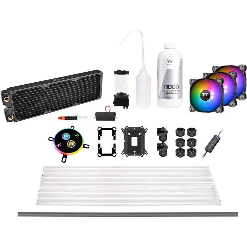 Thermaltake Pacific C360 Copper Radiator PETG Hard Tube Water Cooling Kit Thermaltake Pacific C360 Copper Radiator PETG Hard Tube Water Cooling Kit