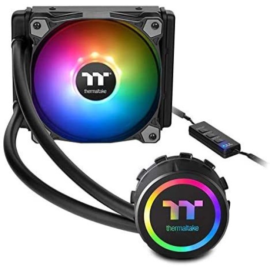 Thermaltake Water 3.0 ARGB Motherboard Sync Edition AMD/Intel LGA1200 Ready 120 All-in-One Liquid Cooling System