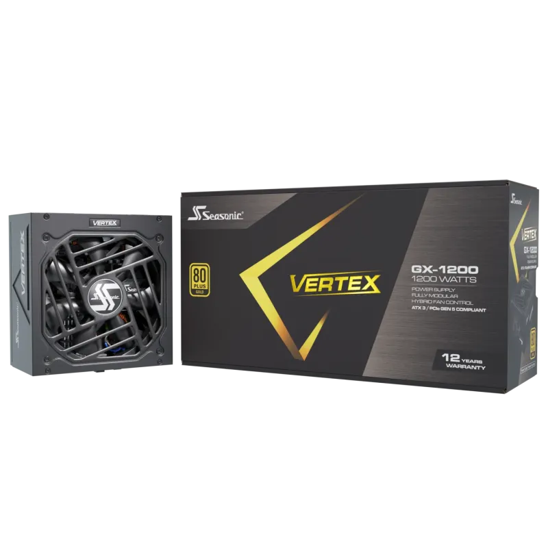 Seasonic Vertex GX-1200 1200W ATX 3.1 80 Plus Gold Fully Modular Seasonic Vertex GX-1200 1200W ATX 3.1 80 Plus Gold Fully Modular