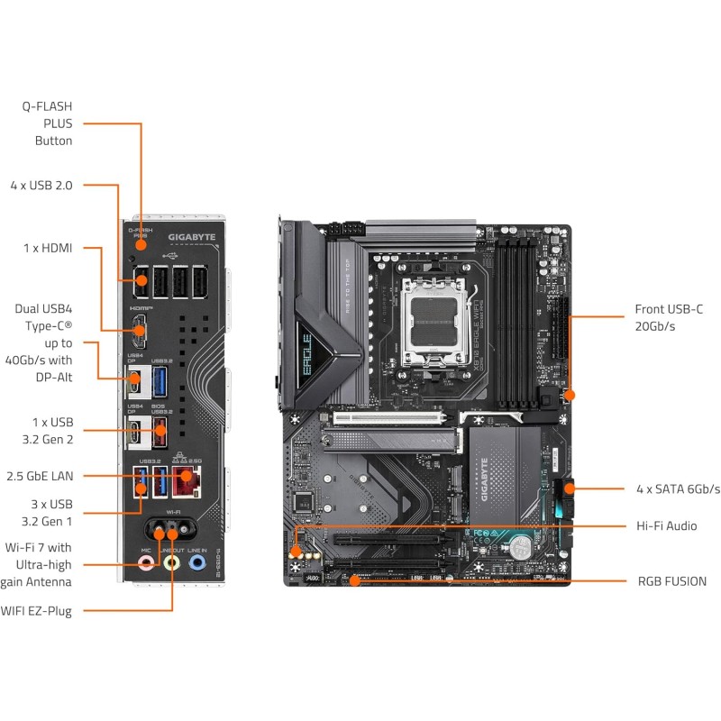 Gigabyte X870 EAGLE WIFI7 Gigabyte X870 EAGLE WIFI7