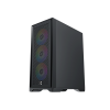 XIGMATEK LUX S Black Mesh PC Case - 4 ARGB Fan XIGMATEK LUX S Black Mesh PC Case - 4 ARGB Fan