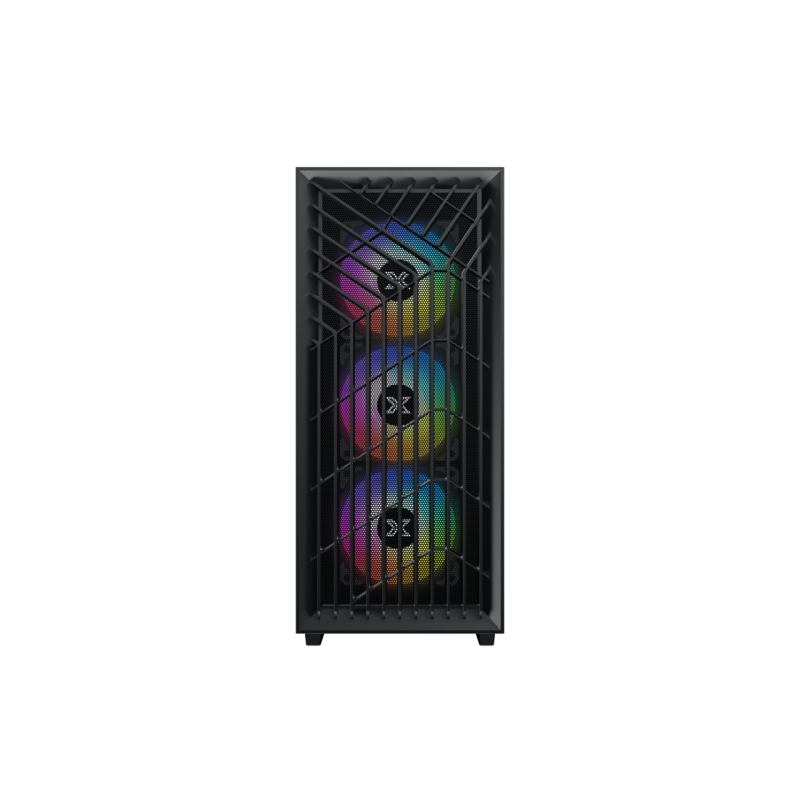 XIGMATEK LUX G Black PC Case - 4 Pre-installed ARGB Fans XIGMATEK LUX G Black PC Case - 4 Pre-installed ARGB Fans