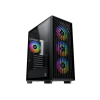 XIGMATEK LUX G Black PC Case - 4 Pre-installed ARGB Fans XIGMATEK LUX G Black PC Case - 4 Pre-installed ARGB Fans