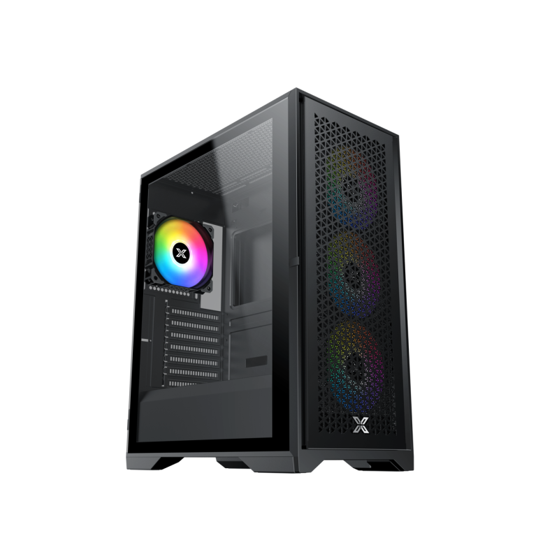 XIGMATEK LUX S Black Mesh PC Case - 4 ARGB Fan XIGMATEK LUX S Black Mesh PC Case - 4 ARGB Fan