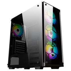 XIGMATEK VENOM X BLACK & 650W MID TOWER CASE