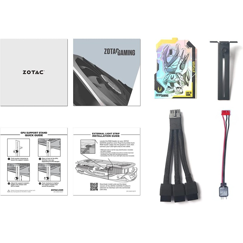 ZOTAC Gaming GeForce RTX 4070 Ti AMP Extreme AIRO DLSS 3 12GB GDDR6X 192-bit 21 Gbps PCIE 4.0 Gaming Graphics Card, IceStorm 2.0 Advanced Cooling, Spectra 2.0 RGB Lighting ZOTAC Gaming GeForce RTX 4070 Ti AMP Extreme AIRO DLSS 3 12GB GDDR6X 192-bit 21 Gbps PCIE 4.0 Gaming Graphics Card, IceStorm 2.0 Advanced Cooling, Spectra 2.0 RGB Lighting