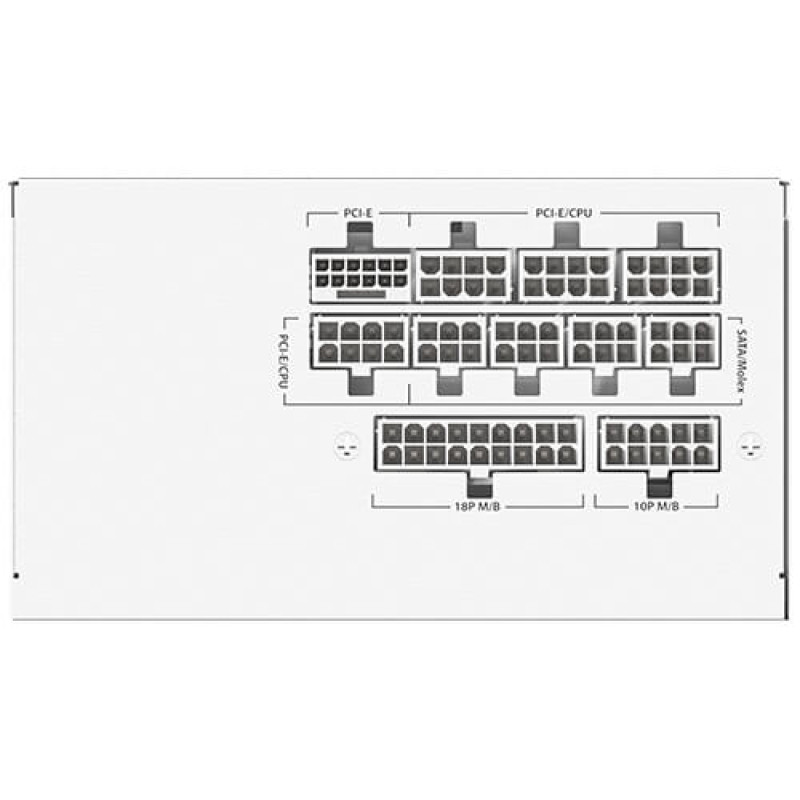 Antec GSK GSK850 850W 80+ Gold Full Modular ATX3.1 White Antec GSK GSK850 850W 80+ Gold Full Modular ATX3.1 White