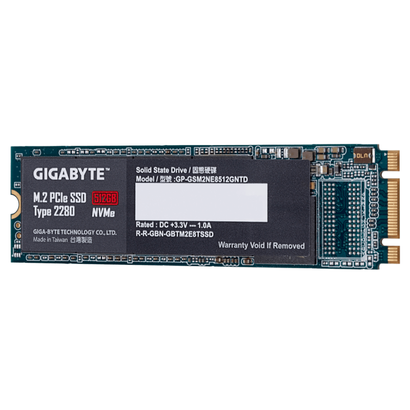 GIGABYTE M.2 PCIe SSD 512GB GIGABYTE M.2 PCIe SSD 512GB