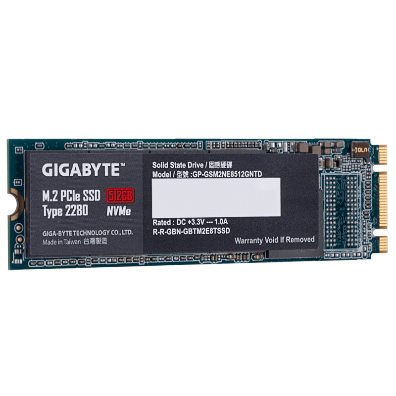 GIGABYTE M.2 PCIe SSD 512GB GIGABYTE M.2 PCIe SSD 512GB