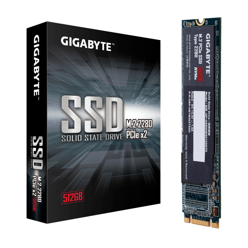 GIGABYTE M.2 PCIe SSD 512GB GIGABYTE M.2 PCIe SSD 512GB