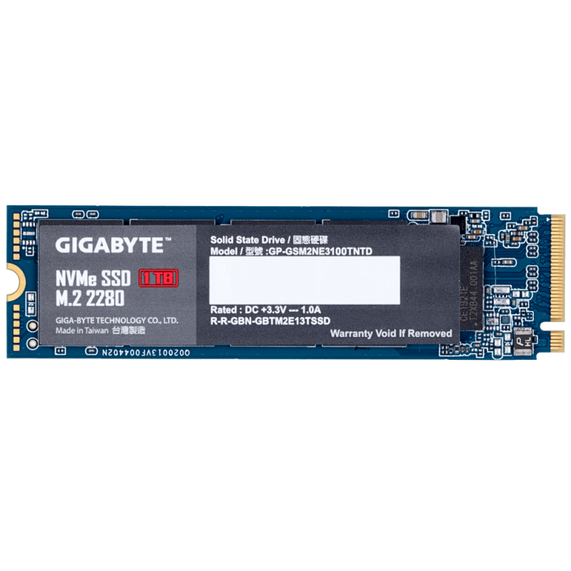 GIGABYTE NVMe SSD 1TB GIGABYTE NVMe SSD 1TB