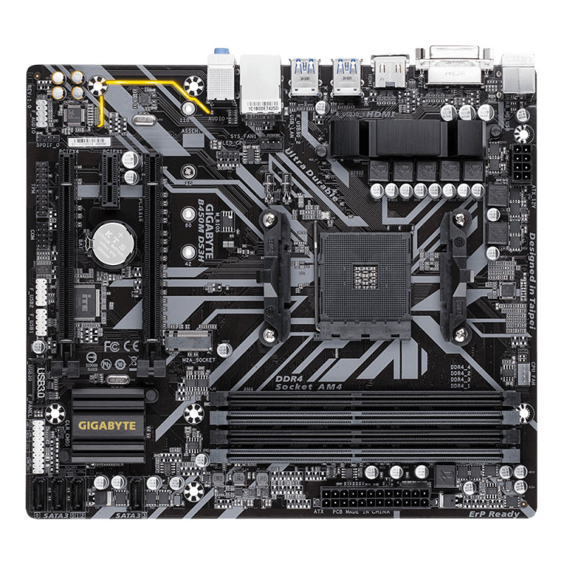 Gigabyte B450M DS3H Gigabyte B450M DS3H