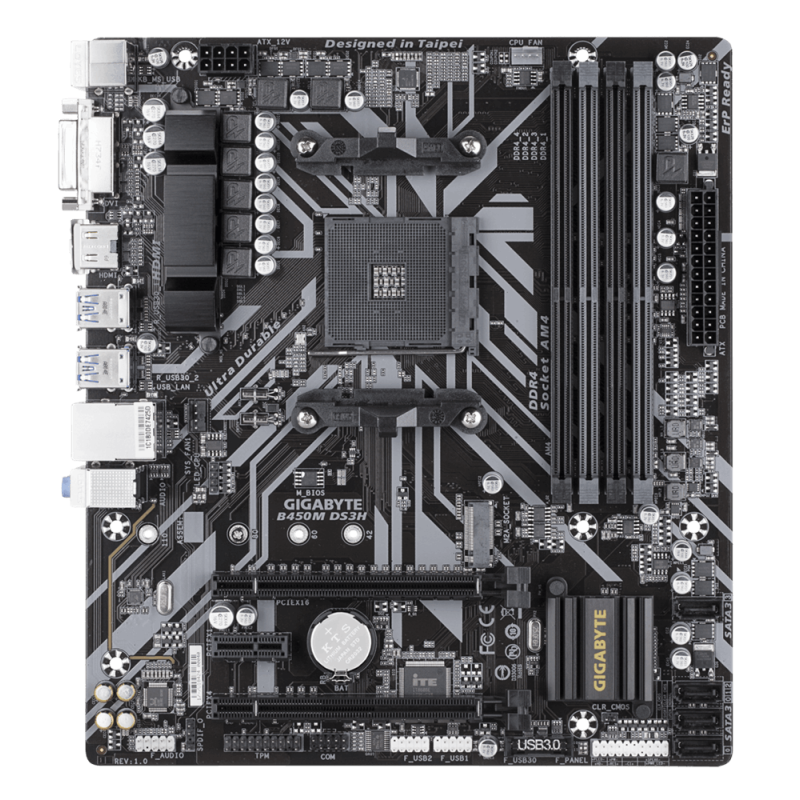 Gigabyte B450M DS3H Gigabyte B450M DS3H