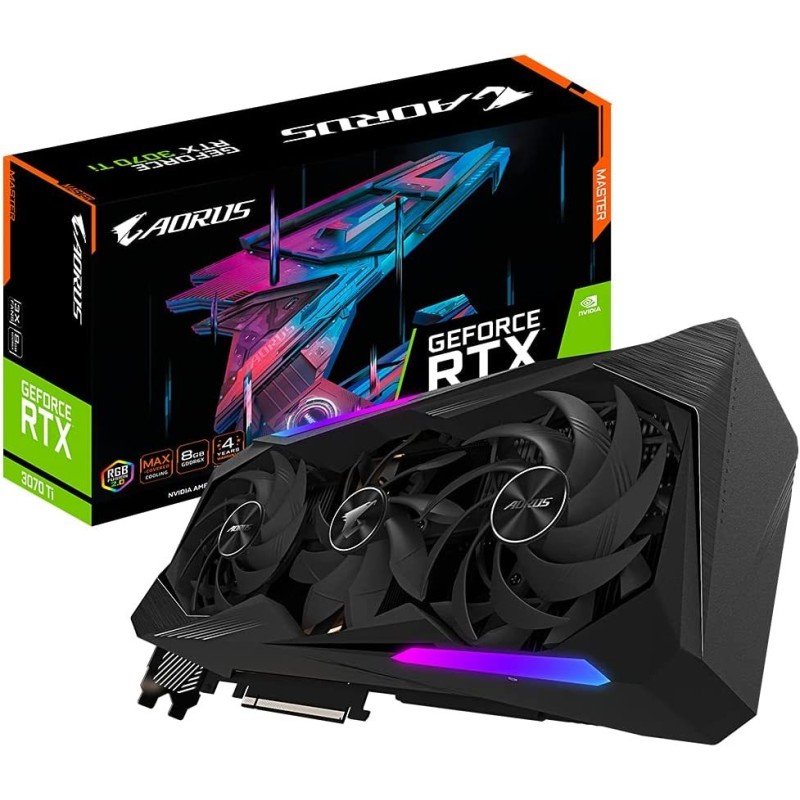 Gigabyte AORUS RTX 3070 Ti MASTER 8GB GDDR6X Gigabyte AORUS RTX 3070 Ti MASTER 8GB GDDR6X