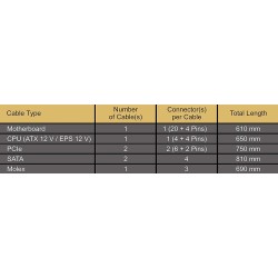 Seasonic FOCUS GM-750W 80 Plus Gold, Semi-Modular