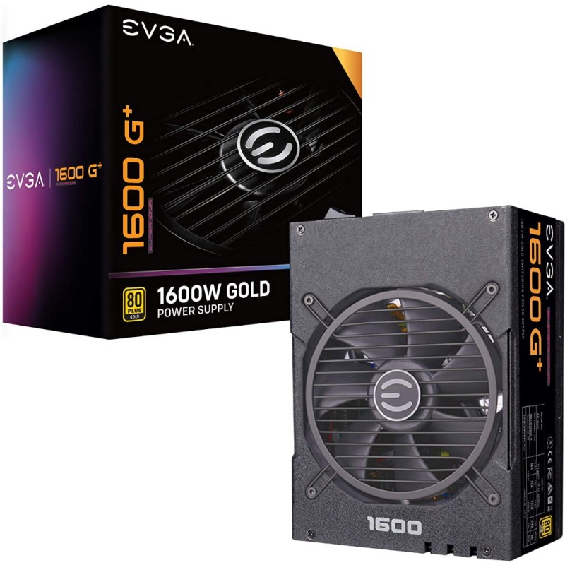 EVGA Supernova 1600 G Plus, 80 Plus Gold 1600W, Fully Modular EVGA Supernova 1600 G Plus, 80 Plus Gold 1600W, Fully Modular