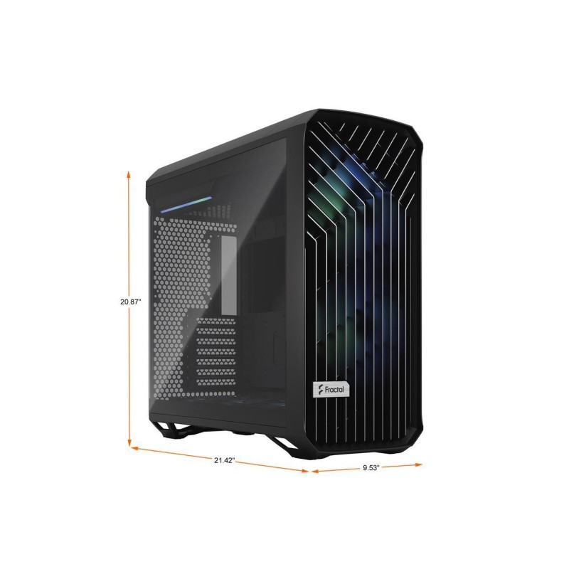 Fractal Torrent RGB Black TG Light Tint Fractal Torrent RGB Black TG Light Tint