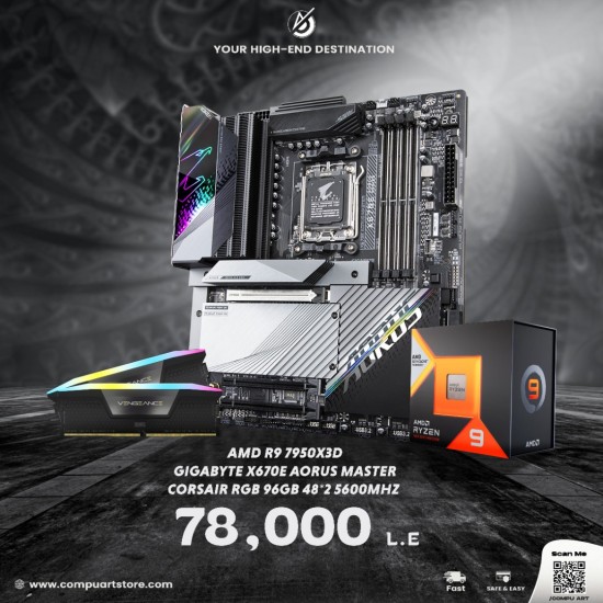 Master Performance R9 7950X3D & X670 Aorus Master