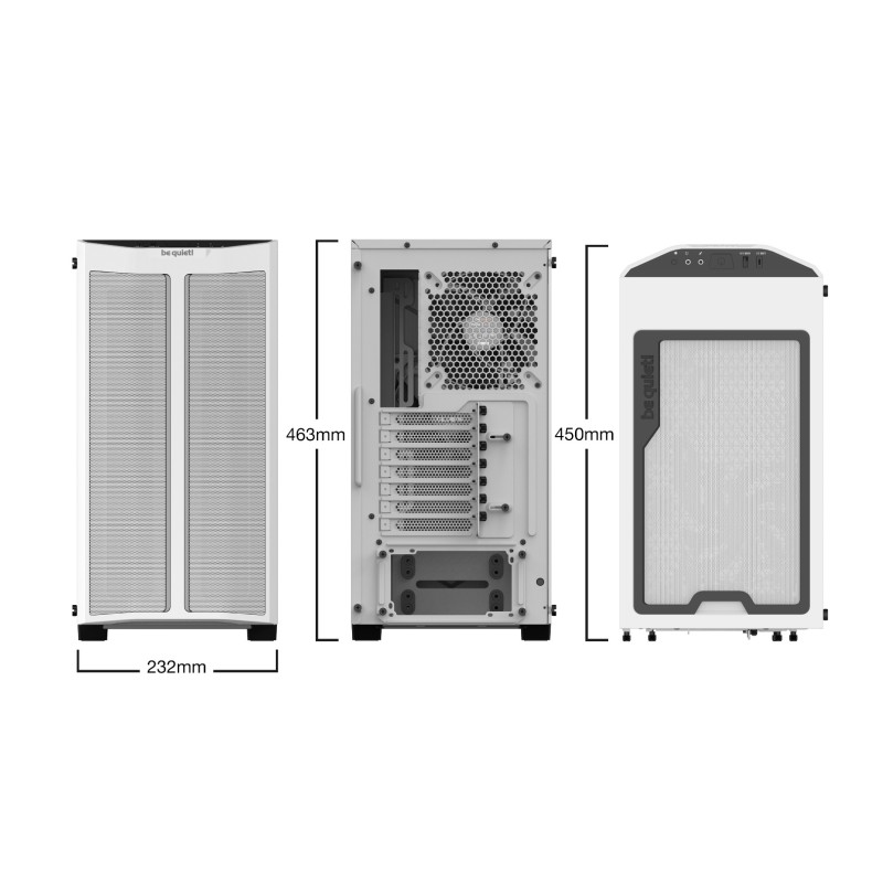 Be Quiet Chassis Pure Base 500Dx White Be Quiet Chassis Pure Base 500Dx White
