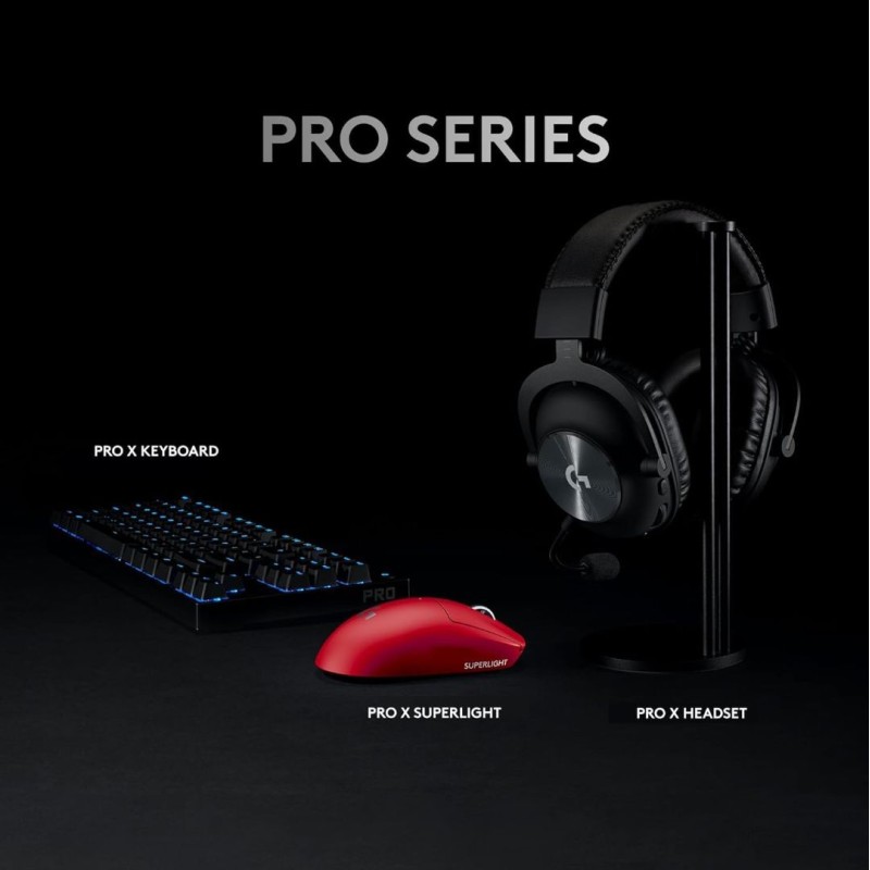 Logitech Pro X Superlight Red Wireless Gaming Mouse Logitech Pro X Superlight Red Wireless Gaming Mouse