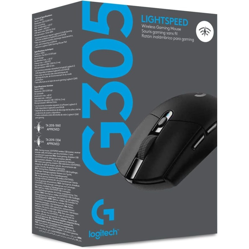 Logitech G305 Black Wireless Gaming Mouse Logitech G305 Black Wireless Gaming Mouse