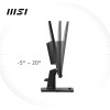 MSI Pro MP251 24.5" IPS 1920 x 1080 (FHD), 100Hz, Adaptive Sync, HDMI, VGA Port, VESA Mount, Tilt, Speaker, 1 ms, Black MSI Pro MP251 24.5" IPS 1920 x 1080 (FHD), 100Hz, Adaptive Sync, HDMI, VGA Port, VESA Mount, Tilt, Speaker, 1 ms, Black