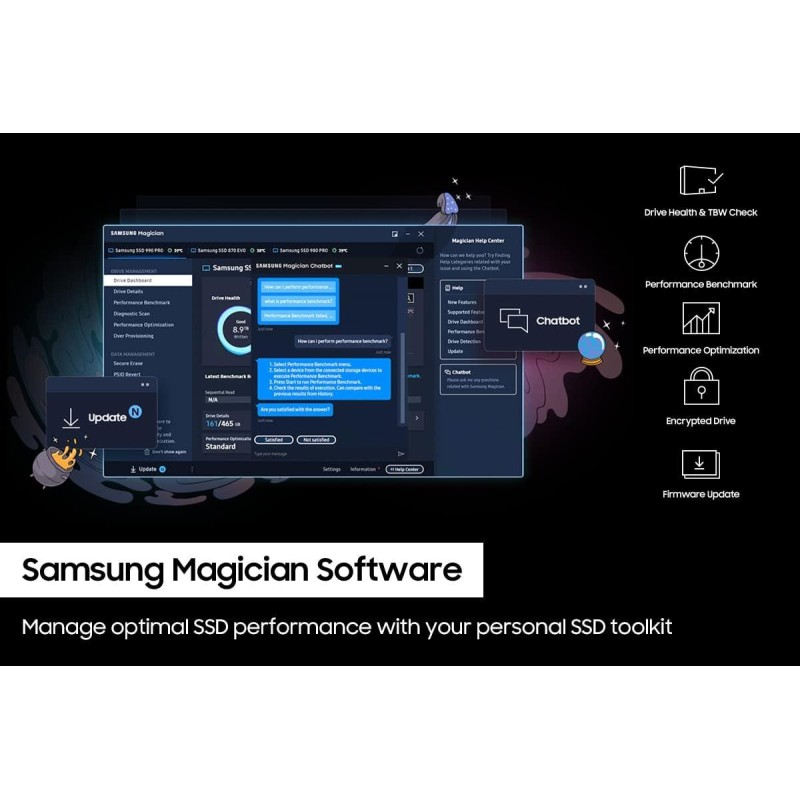 Samsung 990 PRO 1TB PCIe Gen4. X4 NVMe Samsung 990 PRO 1TB PCIe Gen4. X4 NVMe