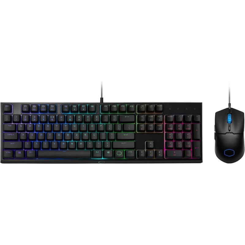 Cooler Master MS111 Combo Bundle with Mechanical Gaming Keyboard and Omron 10M Mouse DPI 3500 with Optical Sensor Cooler Master MS111 Combo Bundle with Mechanical Gaming Keyboard and Omron 10M Mouse DPI 3500 with Optical Sensor