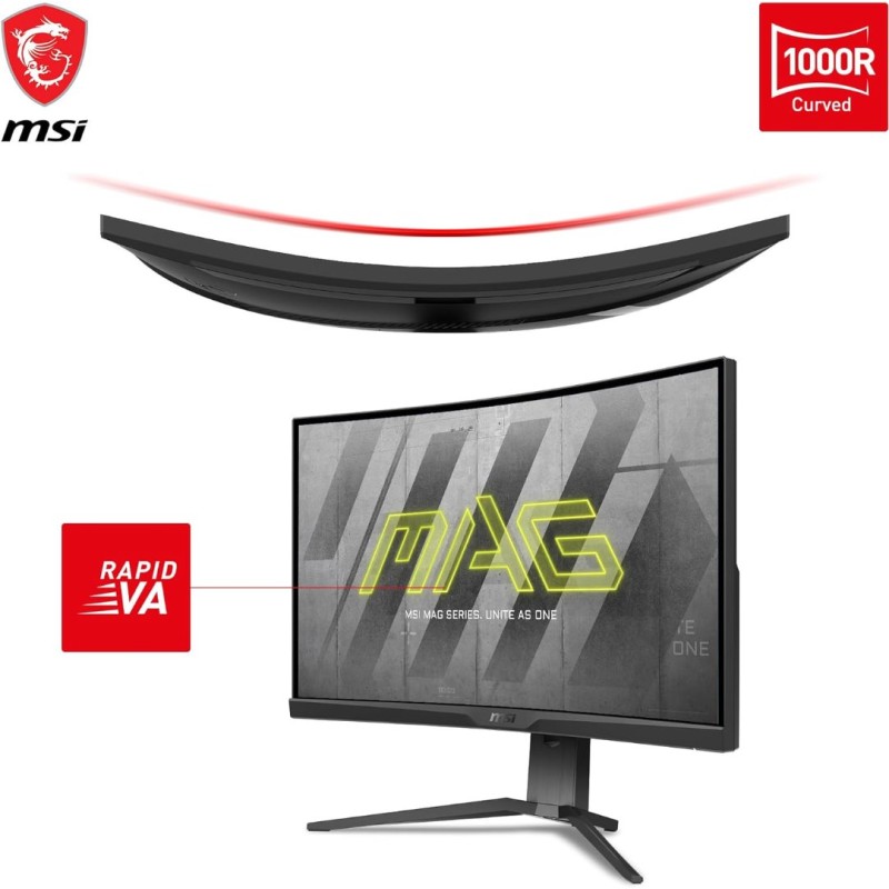 MSI MAG325CQRF QD, 31.5" Gaming Monitor, 2560 x 1440 (QHD) Rapid VA with Quantum Dot, 1 ms, 170Hz MSI MAG325CQRF QD, 31.5" Gaming Monitor, 2560 x 1440 (QHD) Rapid VA with Quantum Dot, 1 ms, 170Hz