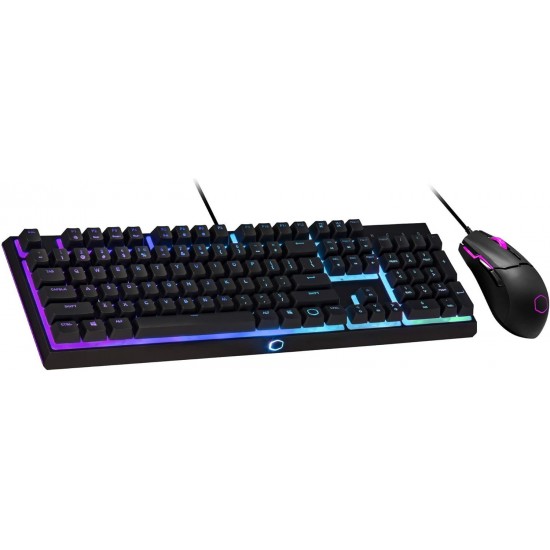 Cooler Master MS111 Combo Bundle with Mechanical Gaming Keyboard and Omron 10M Mouse DPI 3500 with Optical Sensor