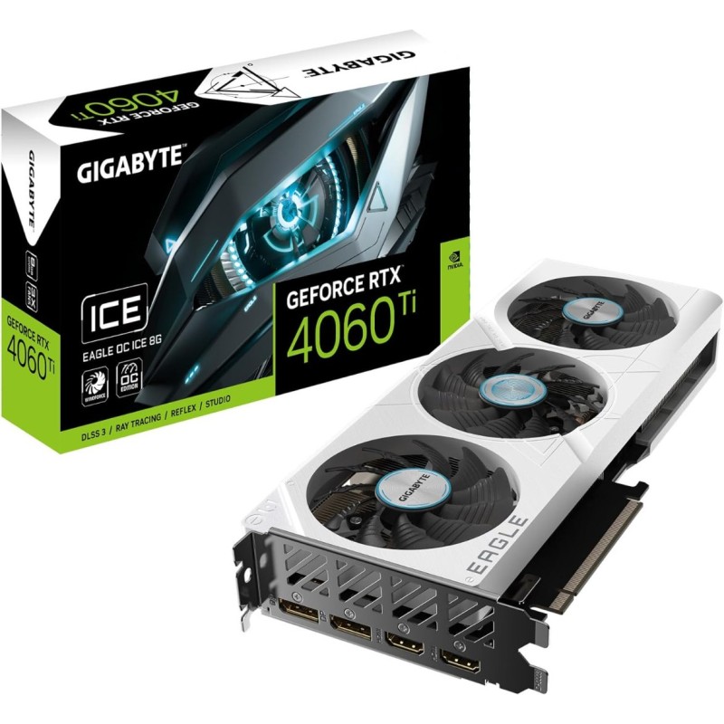 GIGABYTE GeForce RTX 4060 Ti Eagle OC ICE 8GB GIGABYTE GeForce RTX 4060 Ti Eagle OC ICE 8GB