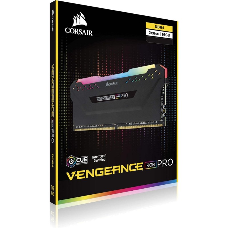 Corsair VENGEANCE RGB PRO 16GB (2x8GB) DDR4 3600MHz C18 Corsair VENGEANCE RGB PRO 16GB (2x8GB) DDR4 3600MHz C18