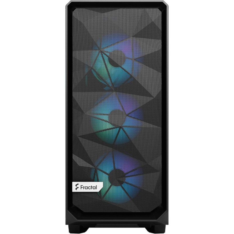 Fractal Meshify 2 Compact Lite RGB Black TG Light tint Fractal Meshify 2 Compact Lite RGB Black TG Light tint